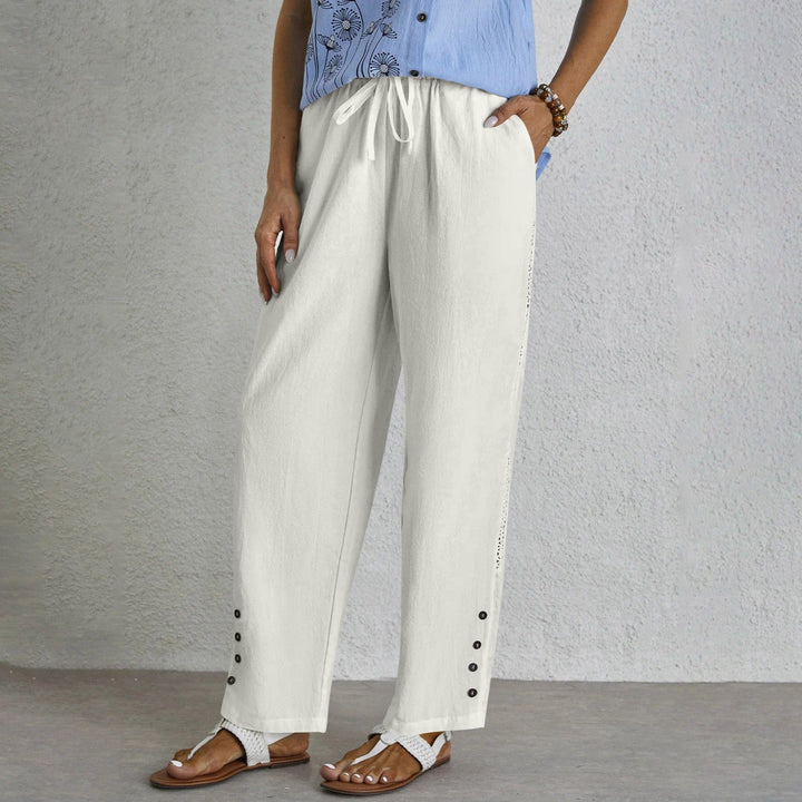 Sophie | Relaxed Trousers with Buttons