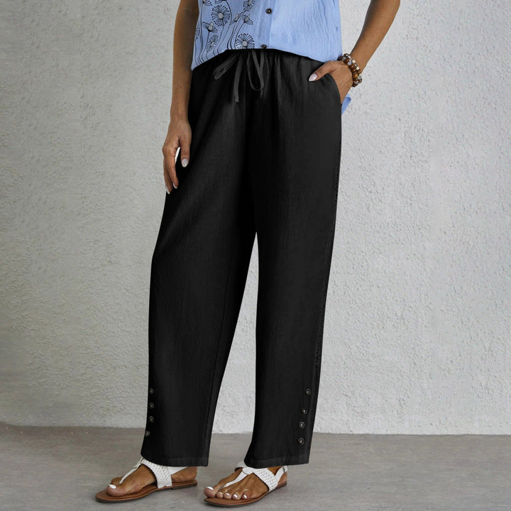 Sophie | Relaxed Trousers with Buttons