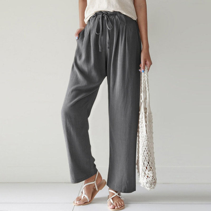Greta | Relaxed Trousers with Drawstring