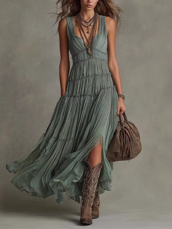 Sionann - Dress Pleated