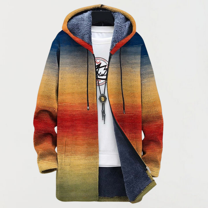 Caroline – Coat with Sunset Gradient