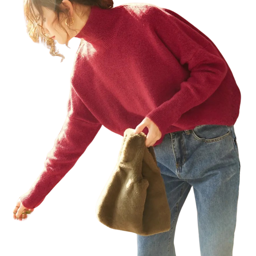 OTTOLINE™ – Cozy High-Neck Loose Knit Sweater