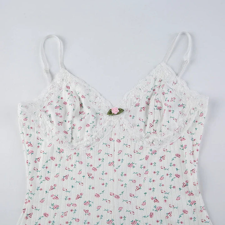 JOY™ – Dreamy Floral Sleeveless Bodysuit