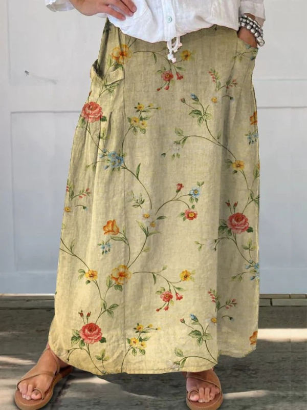 Marie | Light Printed Skirt