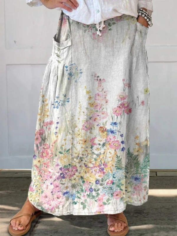 Marie | Light Printed Skirt