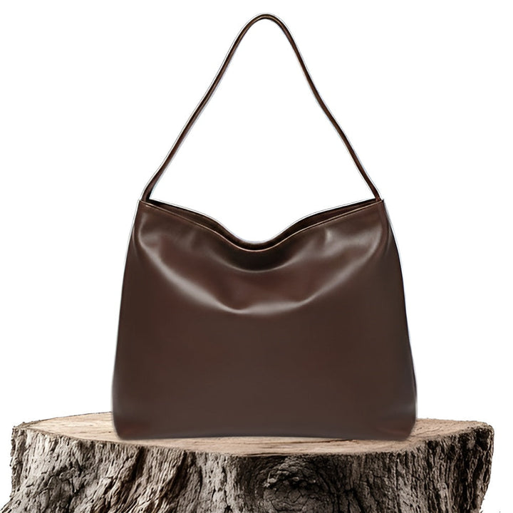 Gillian™ | Shiny Vegan Leather Handbag
