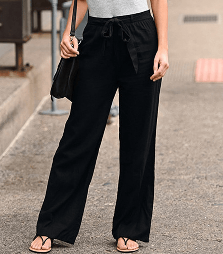 Ida | Women's Relaxed Trousers with Drawstring and Elastic Waist