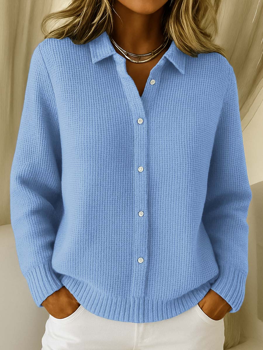Aine | Structured Cardigan with Buttons