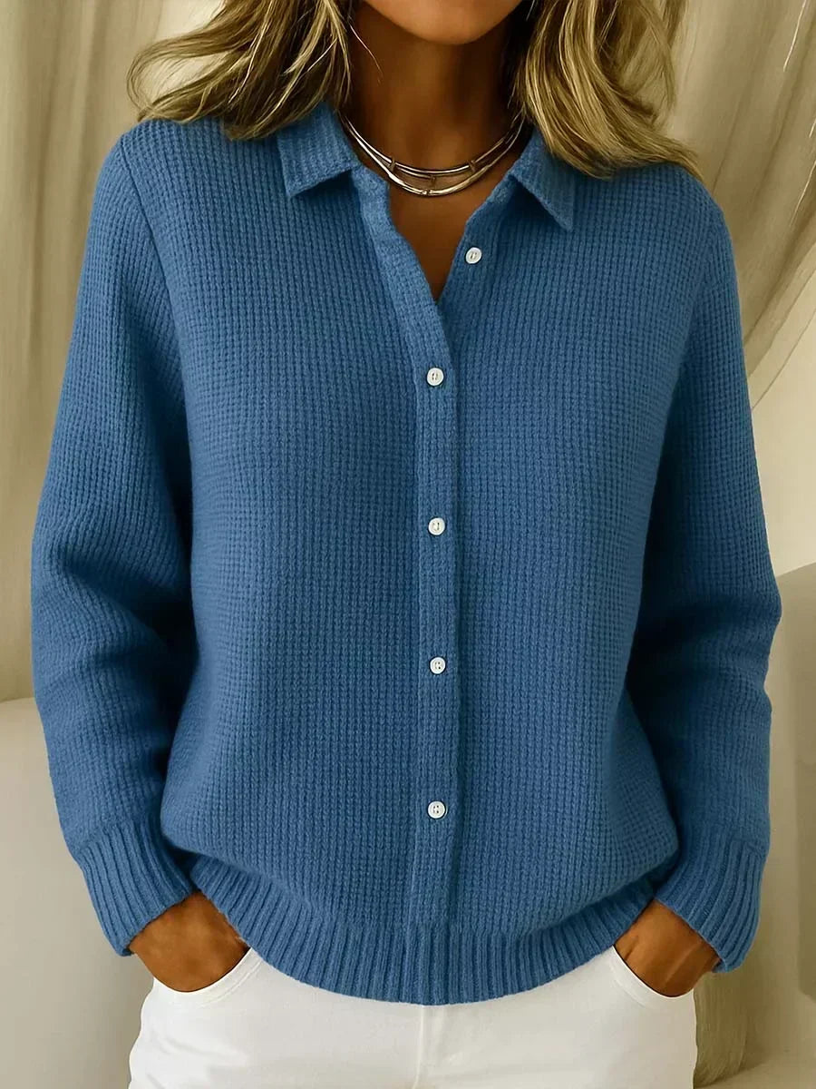Aine | Structured Cardigan with Buttons