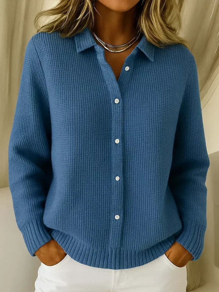 Aine | Structured Cardigan with Buttons