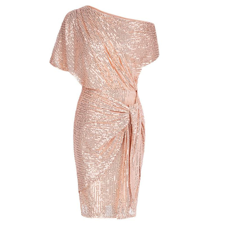 AURELIA™ - Elegant Sequined  Off-Shoulder Bodycon Party Dress