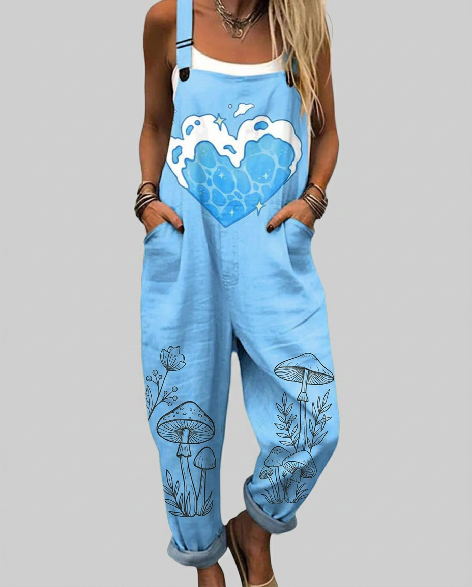 Mairead - Casual Jumpsuit Ocean Heart