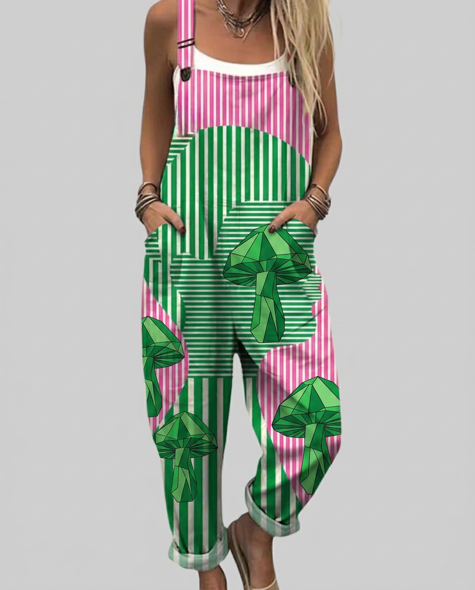 Aurora - Jumpsuit with Geometric Print