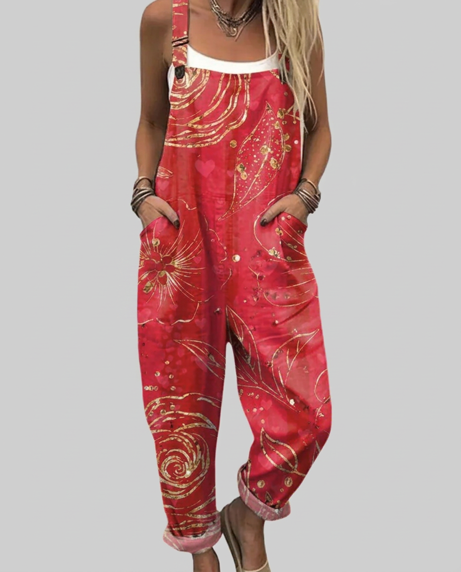 Ava - Jumpsuit with artistic print
