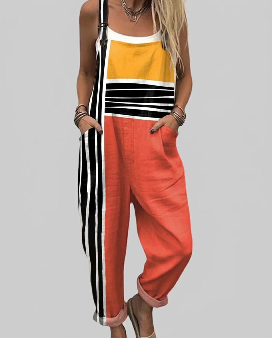 Fiadh - Modern color-block jumpsuit