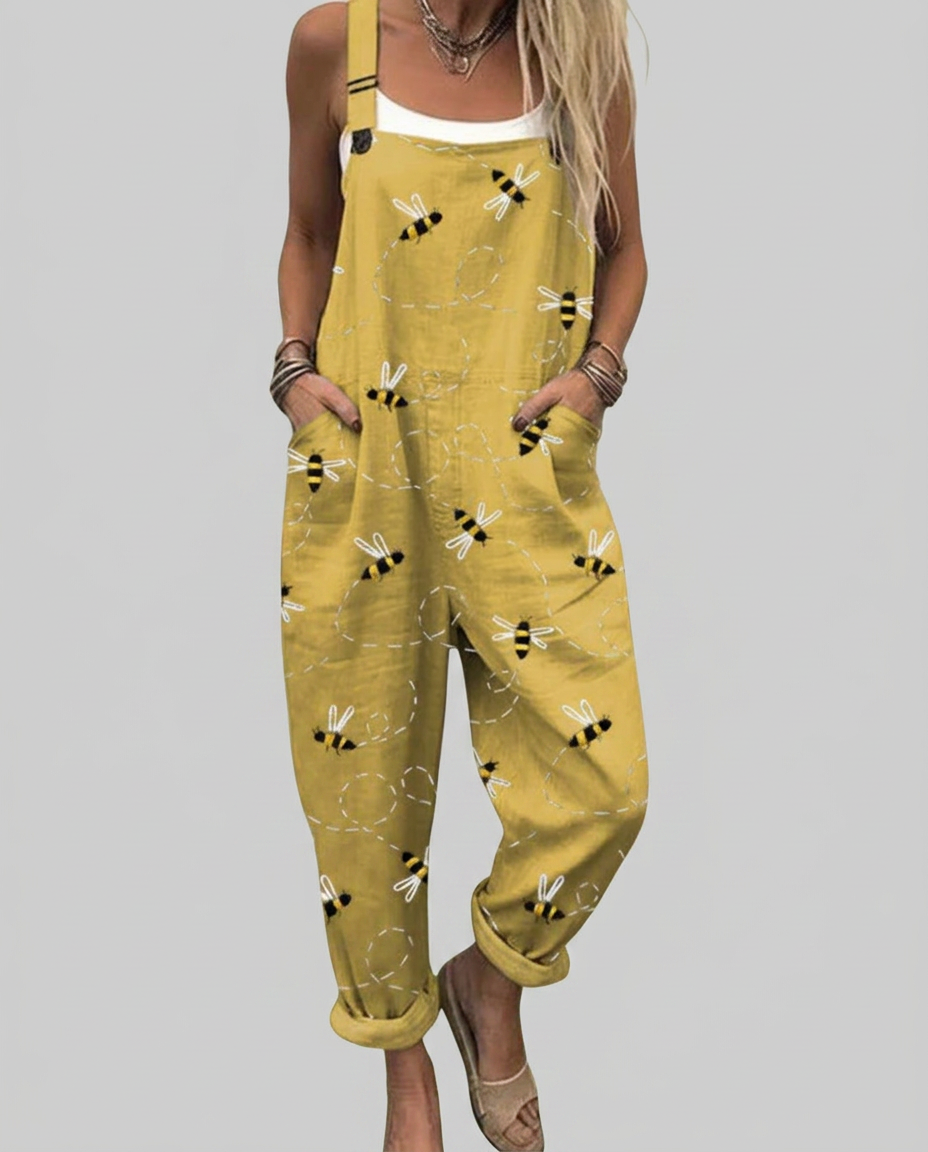 Alice - Bee-Printed Jumpsuit