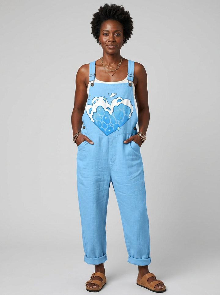 Mairead - Casual Jumpsuit Ocean Heart