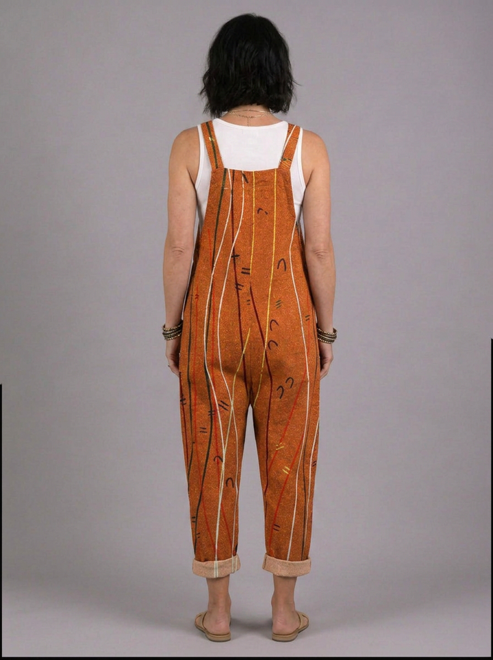 Nora - Striped boho jumpsuit