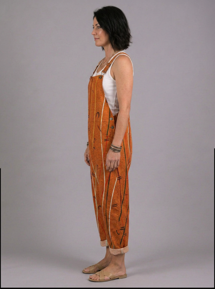 Nora - Striped boho jumpsuit