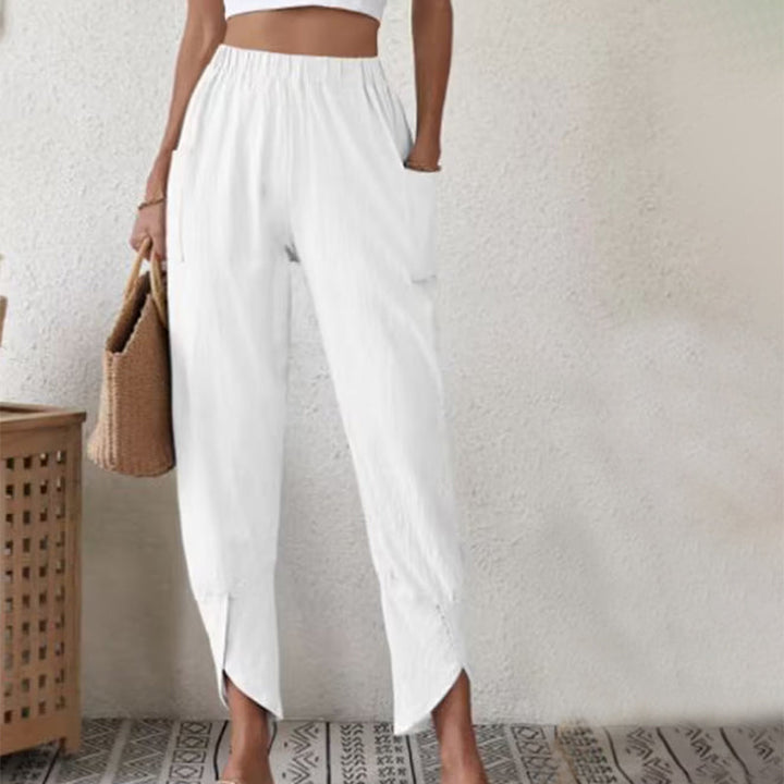 Johanna | Trousers with Frayed Hem