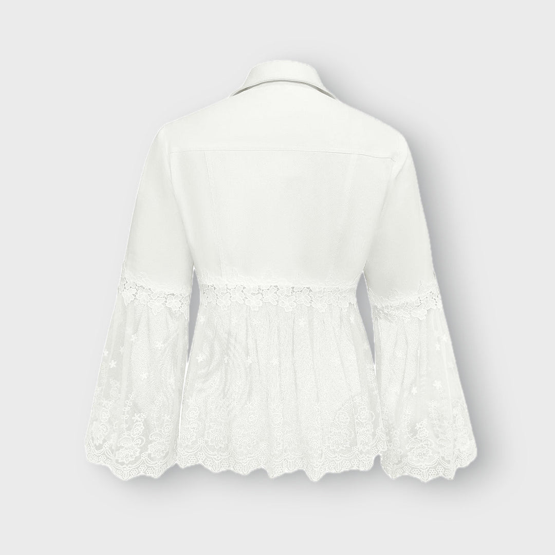 Addison | Lace-Panel Jacket