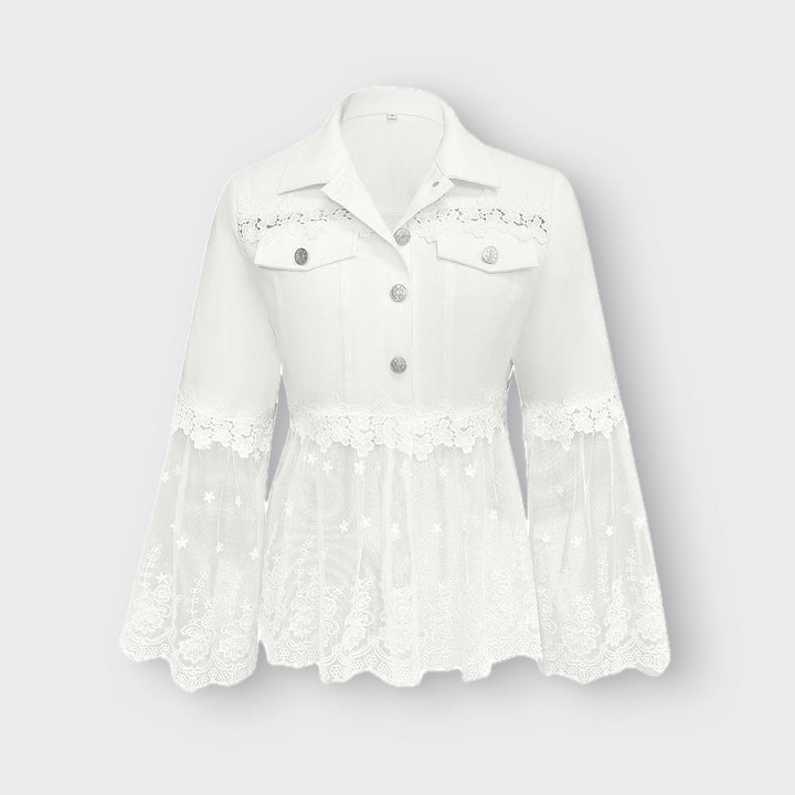 Addison | Lace-Panel Jacket