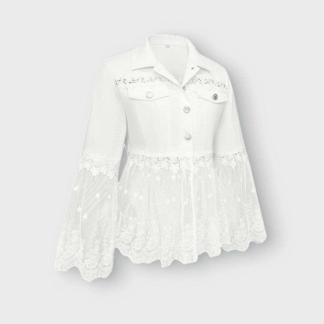 Addison | Lace-Panel Jacket