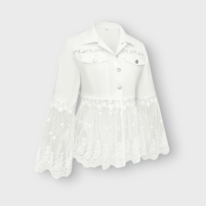 Addison | Lace-Panel Jacket
