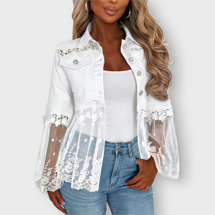 Addison | Lace-Panel Jacket