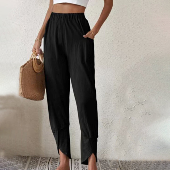 Johanna | Trousers with Frayed Hem